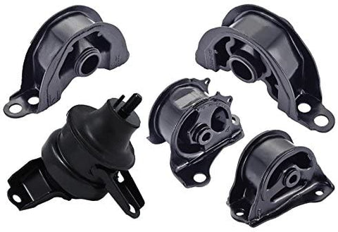 ENA Engine Motor and Trans Mount Set of 5 Compatible with 1997-2001 Honda CRV 2.0L with Automatic Transmission