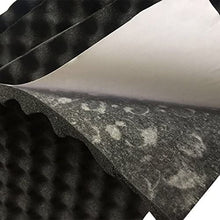 SOOMJ 20mmThick self-Adhesive Sound Proof Padding Soundproofing Foam Acoustic Eggcrate Design Car Heatproof Foam Deadener