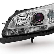 For 13-15 Chevy Malibu LT/LTZ/Eco Models Chrome Headlight Front Lamp Driver Left Side Driect Replacement