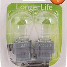 Philips 3155 LongerLife Miniature Bulb, 2 Pack