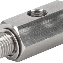 M12x1.5 1/8 NPT Turbo Oil Pressure Sensor Tee Adapter - Stainless Steel Car Accessories Universal