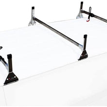 Vantech Steel H1 Rack 3 Bar System for a Chevy Express 1996-On White