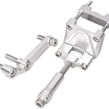 Mallofusa Motorcycle Stabilizer Steering Damper Bracket Mount Holder Kit Compatible for Kawasaki NINJA300 2013 2014 2015 2016 Red