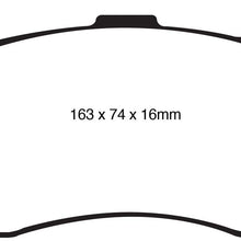 EBC Brakes DP21995 Greenstuff 2000 Series Sport Brake Pad