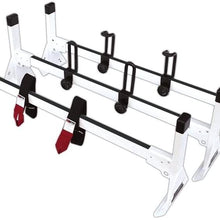 Vantech Steel H1 Rack 3 Bar System for a Chevy Express 1996-On White