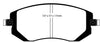 EBC Brakes DP31661C Redstuff Ceramic Low Dust Brake Pad