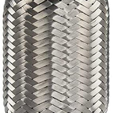 Verocious Motorsports 304 Stainless Steel Exhaust Flex Pipe w/Interlock Liner - 2.5" ID x 6" Long