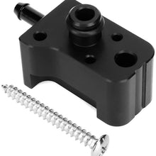 Turbo Boost Adapter, Aluminum Turbo Boost Tap Vacuum Sensor Adaptor Fits for A3 EA888 Engine, Black