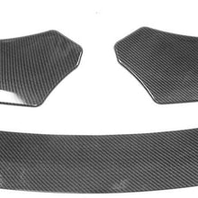 IKON MOTORSPORTS | Universal A Style Front Bumper Lip Chin Splitter Spoiler Air Dam Carbon Fiber Print