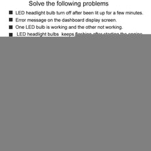 Duokon 1Pair C16 H1/H3 LED Headlight Decoder Device Anti-Flicker Resistors Error Canceller