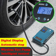 Jump Starter with air Compressor & Mobile Power Support Automatic Cordless Tire Inflator Portable Air Compressor, Easy to Read Digital Pressure Gauge, 10200MA Capacity 500A Peak Current car Battery