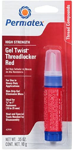 Permatex 27010 threadlocker red gel 10gr (27010)