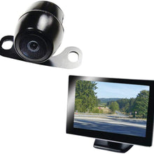 BOYO Vision VTC175M - Vehicle Backup Camera System with 5” Monitor and License Plate Backup Camera for Car, Truck, SUV and Van, Black