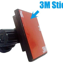 3M Glue Super Stickily Bracket for Reversing System's Monitor, Strong Stick, Flexible Adjustment of Angle, Suitable for Car Rearview Monitor/Action Camera with The Four-Claw Hole and Other Devices