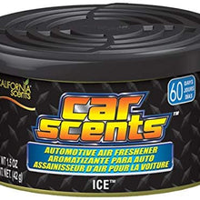 California Scents Car Scents Can Air Freshener Eco-Friendly Odor Neutralizer for Car, Truck or Van, Ice, 1.5 oz, 4 Pack