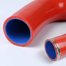 Silicone Radiator Coolant Hose Kit Clamps For PORSCHE 944 1986 1987 1988 NON TURBO Red