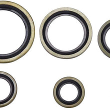 Aeloa 24pcs/Set Imperial Standard Copper Skeleton Oil Seals Assortments for Car