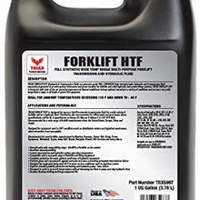 Triax Multipurpose Forklift Hydraulic & Transmission Oil - Hydrostatic Transmission & Hydraulic Oil - Fits 99% of All forklifts - Full Synthetic (1 Gallon (Pack of 1))