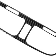 KIMISS Air Vent Panel Trim,Carbon Fiber Center Control Air Vent Panel Trim Sticker Fits for R MK6 2008-2012