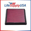 LifeSupplyUSA Replacement Air Filter Compatible with 2007-2017 Ford/Lincoln Truck Trucks and SUV V6/V8/V10 Filter