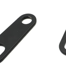 Unlimited Rider 2PCS Black Steel Motorcycle Indicator Rear Turn Signal Relocation Bracket Light Lamp Holder Shock Brackets for Harley Racer Bobber Chopper Old School Cafe Racer