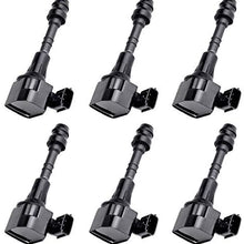 ECCPP Ignition Coils Pack of 6 Compatible with Nissa-n Series/Infiniti I35/ Infiniti QX4/Suzuki Equator 2002-2012 Replacement for UF349 C1406 for Travel Transportation and Repair