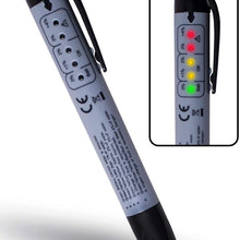 Brake Fluid Tester Pen, Hydraulic Fluid/Liquid/Oil Moisture Analyzer with 5 LED Indicators, Auto Brake Diagnostic Testing Tool for DOT3 DOT4 Brake Fluid (Grey)