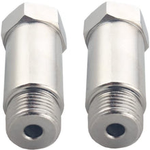 DEWHEL Defouler 2PCS Straight O2 Oxygen Sensor Fitting Bung M18 x 1.5 fits Header and Exhaust Pipes.