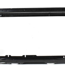 Radiator Support Assembly Compatible with 1997-2008 Pontiac Grand Prix Black Steel