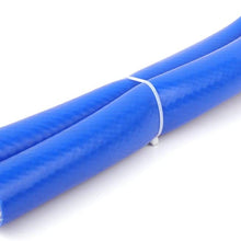 CTCAUTO Radiator Hose Radiator Coolant Hose Kit Replacement for 2 ft 1 ID FlexFab 5526 Blue Silicone Heater Hose 25mm 350F Radiator Coolant 1.00