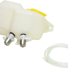Windshield Washer Tank Assy compatible with Jeep Grand Cherokee 96-98 W/Dual Pump Cap and Sensor Hole