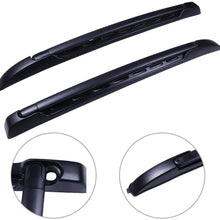 WHEELTECH Roof Rack Cross Bar Rail fit For Toyota Tacoma Double Cab 2005-2019 Cargo Racks Rooftop Cargo Luggage Baggage Black Crossbars
