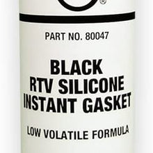Pro Seal 80047 Black Silicone Gasket Sealant and Adhesive. 11.1 oz.