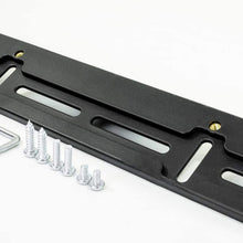 Front License Plate Tag Holder Mounting Mount Adapter Bumper Kit Brackets for NISSAN (All Models) QUANTITY DISCOUNT (9.45$ to 5.60$) (each with 6 Unique Screws + Wrench + 2 Built In Nuts) NEW (1)