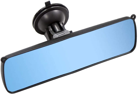 KITBEST Anti Glare Rear View Mirror, Suction Cup Rearview Mirror Universal Car interior Mirrors, 360 Degree Adjustable Antiglare Auto Inside Blue Mirror for Car, SUV, CRV, Vans and Trucks