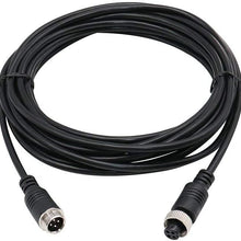 5M/15FT Car 4-Pin Aviation Video Extension Cable for CCTV Rearview Camera Truck Trailer Camper Bus Motorhome Vehicle Backup Monitor Waterproof Shockproof System - (1 Pc)