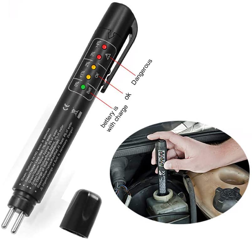 HZGrille 2 Pc Universal Car Auto Brake Oil Detector/Detector/Brake Fluid Detector DOT3 / 4/5.1 Tester Test Pen