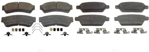 AutoDN Front and Rear 8 PCS Ceramic Disc Brake Pad Set Kit For LINCOLN ZEPHYR 2006