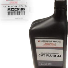 Genuine Mitsubishi J4 (J1) CVT Transmission Fluid - 5 Quarts - MZ320185 Lancer Outlander & Sport with CVT Transmission 2008 2009 2010 2011 2012 2013 2014 2015 2016 2017