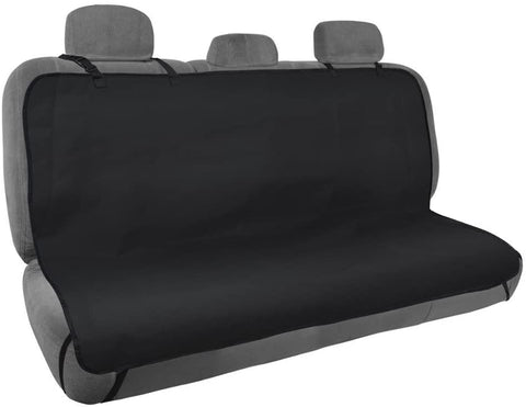 BDK Travel Dog Car Seat Cover - Universal Black Oxford Waterproof Protector for Sedan, Truck and SUV (Bench - Premium)
