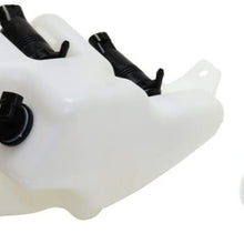 Windshield Washer Tank Assembly compatible with Cadillac CTS/CTS-V 08-14 W/Pump Cap and Sensor W/Headlight Washer Holes