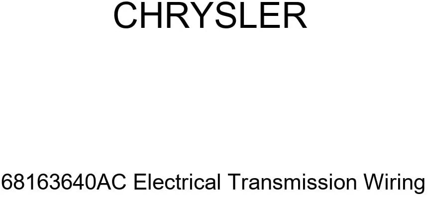 Genuine Chrysler 68163640AC Electrical Transmission Wiring