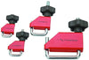 Pittsburgh 65116 4 Piece Fluid Line Set Clamp Fuel Vacuum Trans Brake Heater etc World Ship, Silver (Renewed)