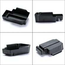 ROCCS Center Console Organizer Insert ABS Black Materials Tray for Chevy Colorado/GMC Canyon 2015-2019 Truck Armrest Storage Box Compartment