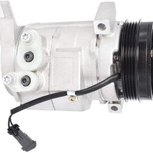WFLNHB AC Compressor A/C Clutch, A/C Ports 4 Grooves Replacement for 2000-2014 Cadillac Chevy GMC Hummer 4.8L 5.3L 5.7L 6.0L 6.2L 8.1L CO 29002C 25891791 25940199 89024907