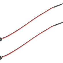 X AUTOHAUX 2 Pcs DC 12V Red LED Light Flashing Car Alarm Dash Mount Light Replacement