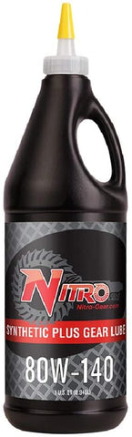 Nitro Gear NPLUBE-FSJK Fits 80W-140 Synthetic Plus Gear Oil GL5 1 Quart Nitro Gear & Axle NPLUBE