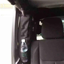 SUNPIE Roll Bar Storage Bag Cage for 2007~2018 Jeep Wrangler JK JL CJ TJ Rubicon 4-Door with Multi-Pockets & Organizers & Cargo Bag Saddlebag Tool Kits Holder