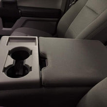 Car Console Covers Plus Made in USA Neoprene Center Armrest Console Cover fits Ford F150 F250 F350 with Fold Down Seat 2014-2020 Your Console Lid Must Open and Match Photo Shown Gray