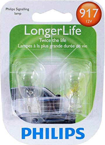 Philips 917 LongerLife Miniature Bulb, 2 Pack